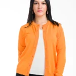 cardigan donna leggero arancione x