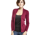 cappuccino cardigan bordeaux