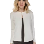 cardigan donna cotone ecru